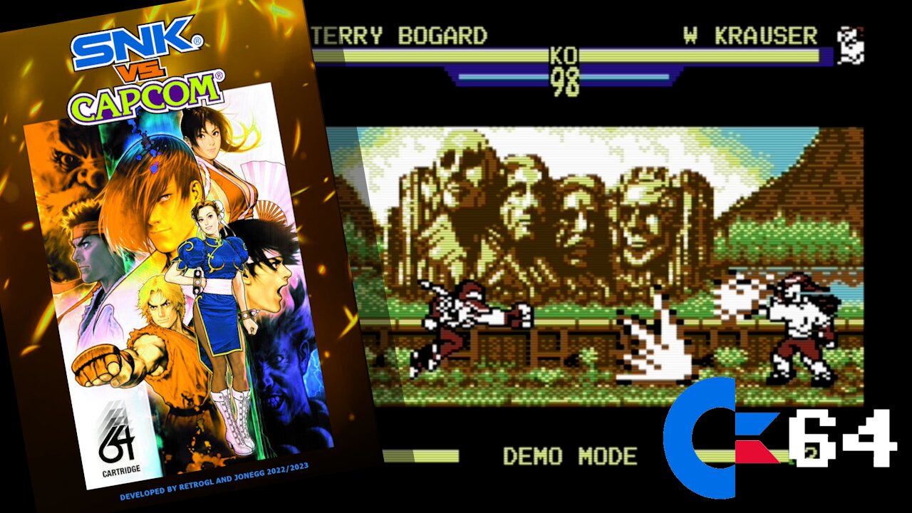 C64 Game - SNK vs Capcom Stronger Edition - Alpha v3 - PAL 50fps