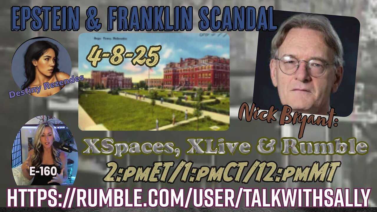 The Franklin Scandal & Epstein 4-8-25 (2:pmET/1:pmCT/12:pmMT)
