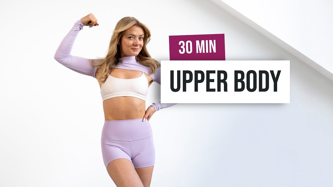 Day 17: 30MIN STRONGER UPPER BODY WORKOUT - NO EQUIPMENT ( HIIT IT HARD - THE COMEBACK CHALLENGE)