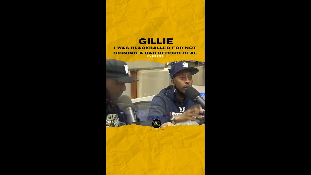 @gilliedaking I was blackballed for not signing a bad record deal