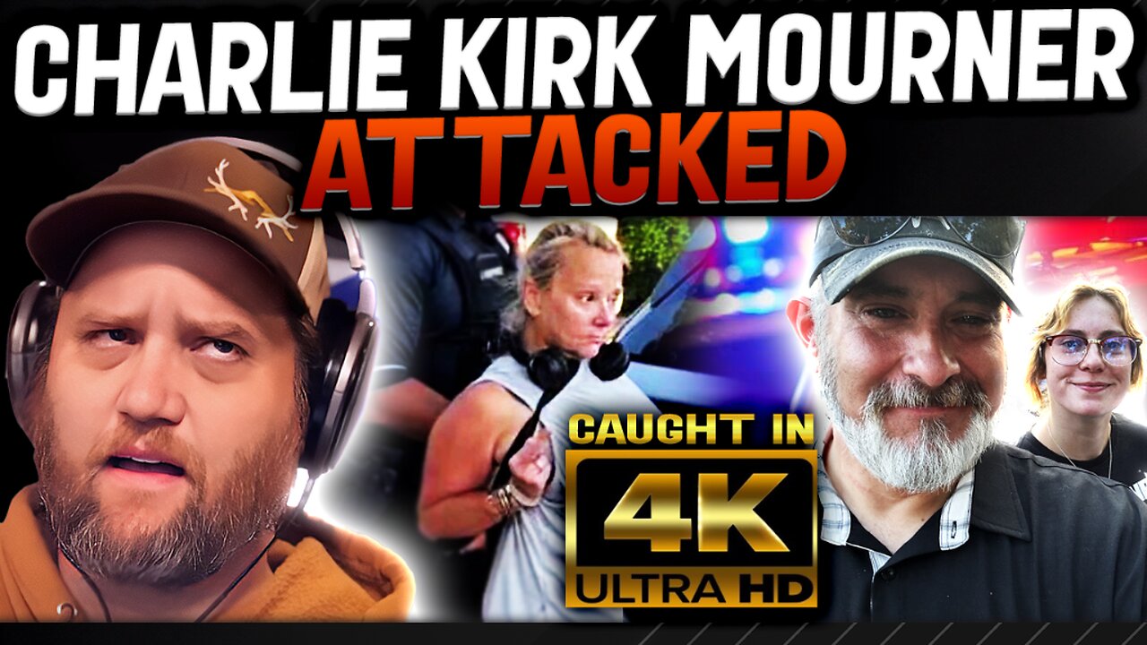 Blob Shaped Leftist FINDS OUT When She Attacks A Charlie Kirk Mourner!
