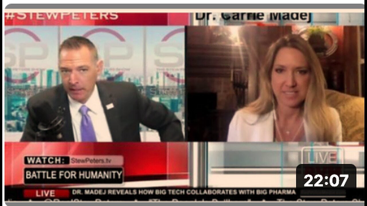"Dr. Carrie Madej Reveals Full Truth about Vaccine, Asserts 'No Off Button' - Stew Peters"
