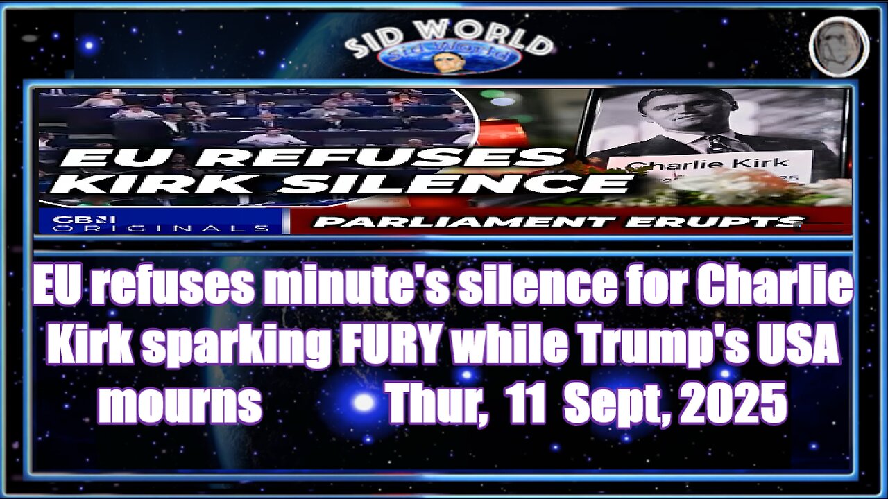 WATCH EU refuses minute's silence for Charlie Kirk sparking FURY while Trump's USA mourns