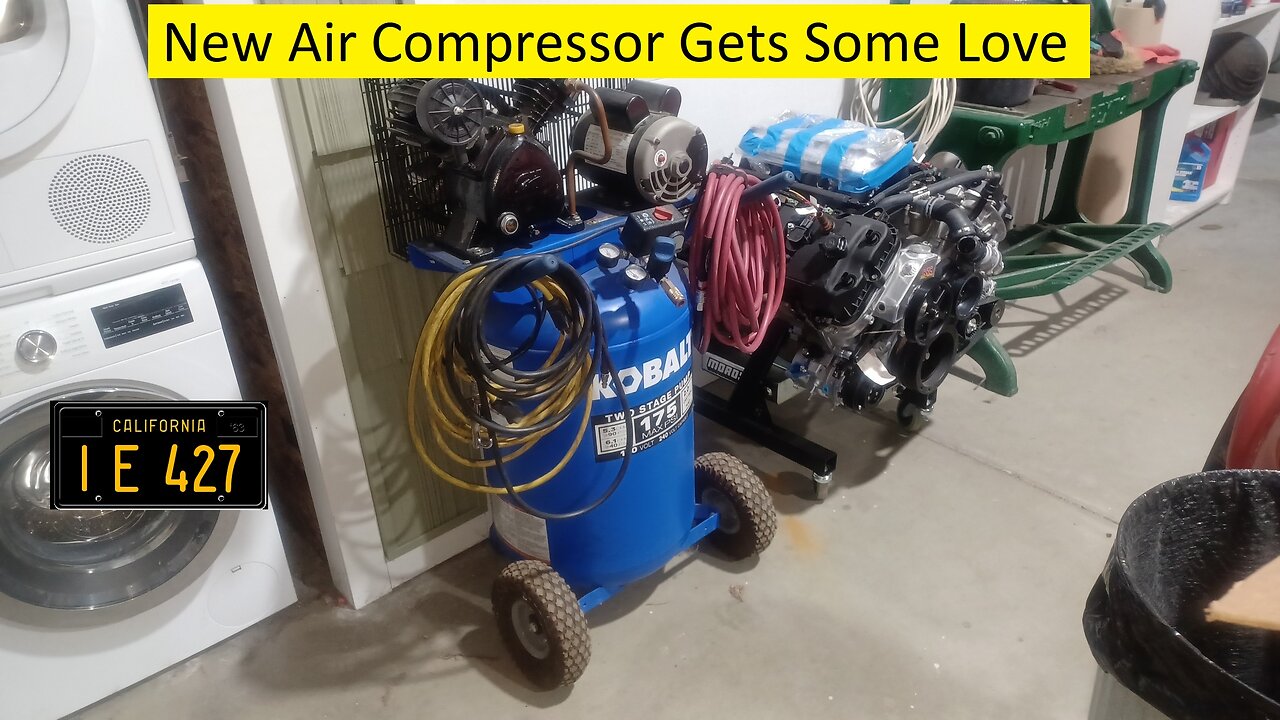 Our New to Us 30 Gal. Compressor Finally Gets Some Much Needed Attention
