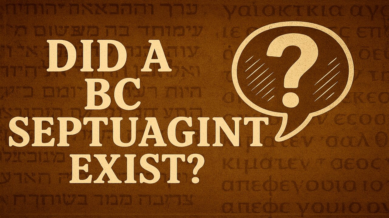 Did A BC Septuagint Exist? A Case Study In Romans 3 & Psalm 14