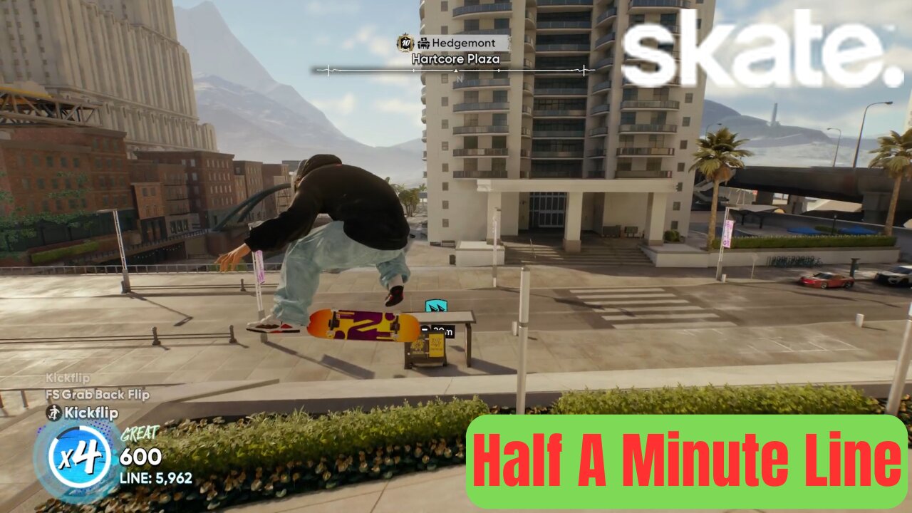 EA Skate. | Half A Minute Line | San Vansterdam | 4K