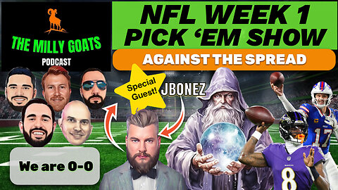 NFL Week 1 Pick 'em Contest Conquest Show, with Special Guest - JBonez