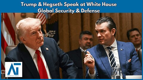 Live: Trump & Hegseth Speak at White House | F-47, Boeing | Global Security & Defense | Iran, Yemen, China, Gaza