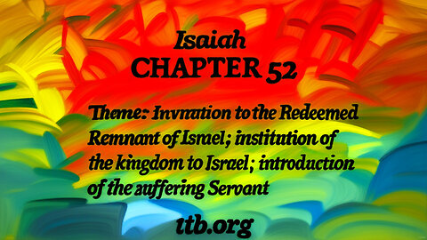 Isaiah Chapter 52 (Bible Study)