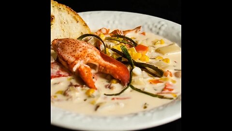 Lobster Chowder Recipe {with Bacon and Roasted Corn}