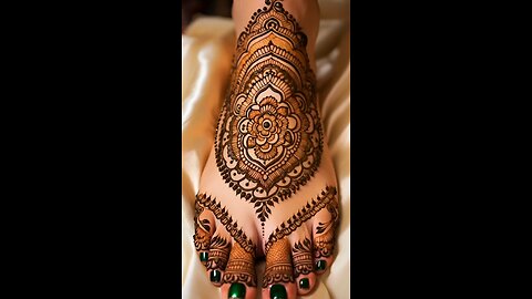 😱 Itni Perfect Foot Mehndi Pehle Kabhi Nahi Dekhi Hogi