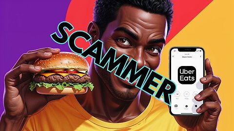 Scammer Fakes Raw Burger to Rip Off Uber Eats!