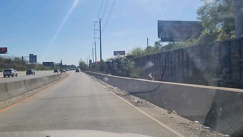 CSX Philly Sub along I-95 near Chester Pennsylvania. 4.27.25