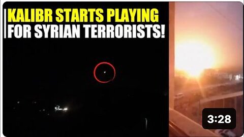 "Russian Warships Commence Kalibr Launch from Tartus, Striking Idlib and Hama!"