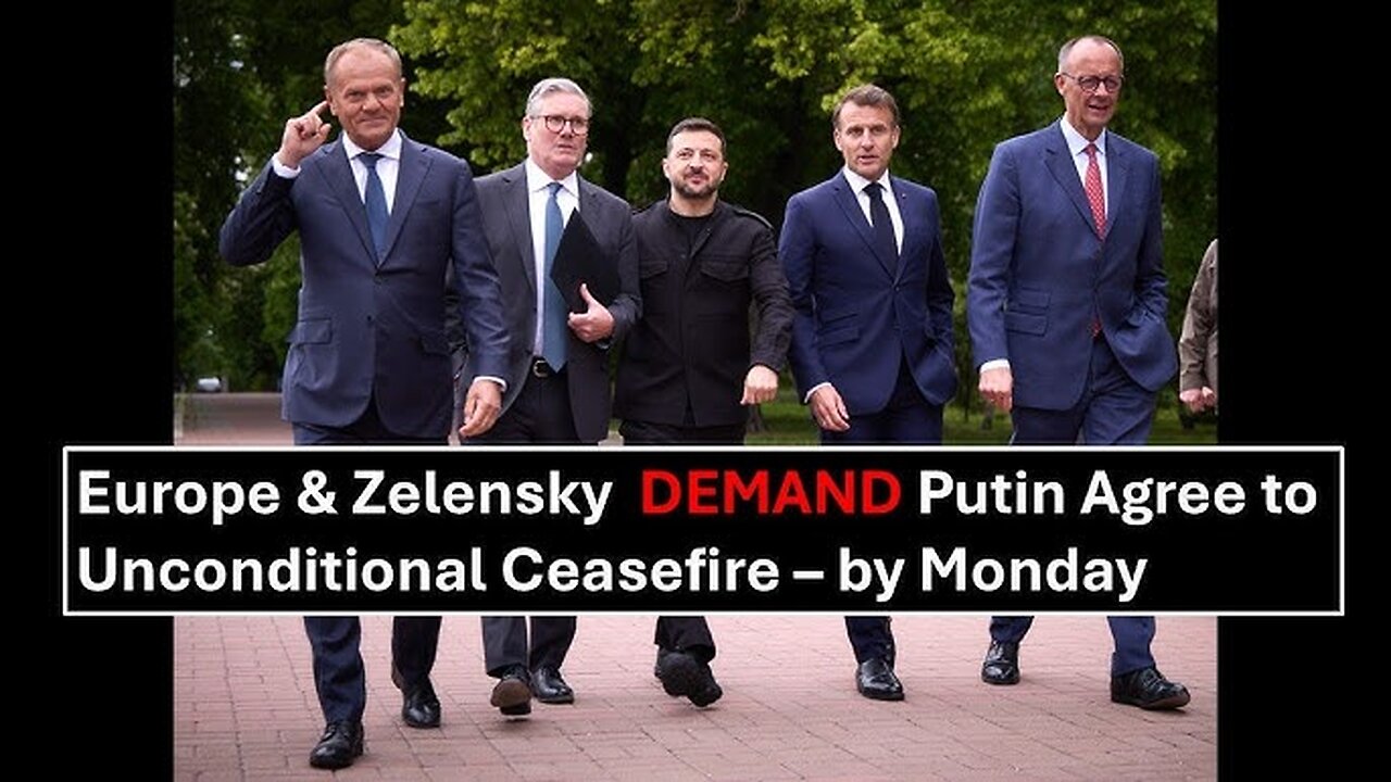 Ukro-Nazi Zelensky & Europe Give Putin Ultimatum