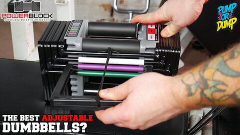 PowerBlock ELITE Adjustable DUMBBELLS 💪 THE GOAT OF BELLS