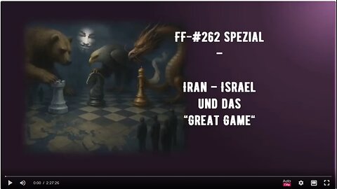 Frank Köstler - Iran-Israel - "The Great Game" - FF-#262 - 17.06.2Q25