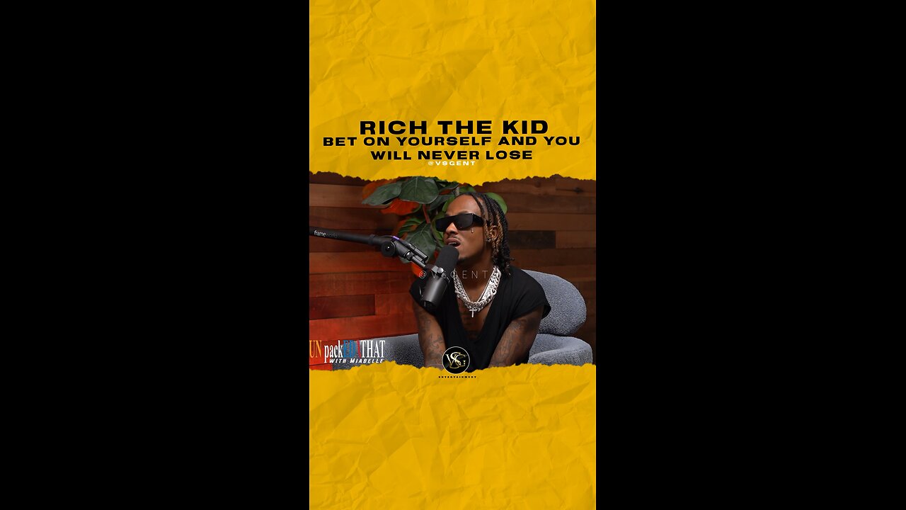 @richthekid Bet on yourself and you will never lose. #richthekid 🎥 @unpackedthat