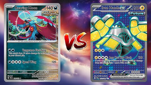 Pokemon TCG Live Roaring Moon Turbo VS Iron Hands EX Miraidon EX!!