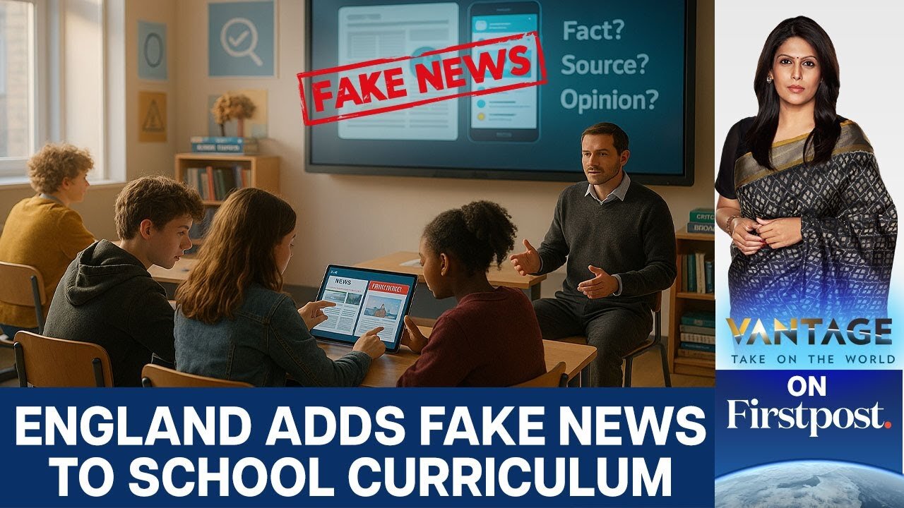School Kids in England to Learn About Fake News, AI Under New Curriculum |Vantage With Palki Sharma