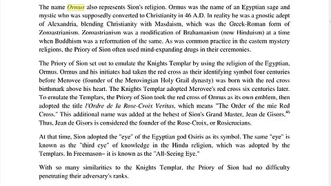 "ORMUS" ANCIENT ANU ALCHEMY OF THE ANUNNAKI & THE PRIORY OF SION - King Street News