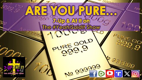 WORD OF THE DAY: MATTHEW 5:8 - ARE YOU PURE...