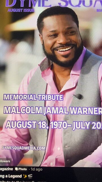 Rest In Heaven Malcolm Jamal Warner 🌈