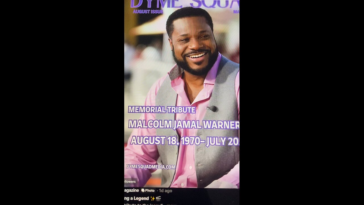 Rest In Heaven Malcolm Jamal Warner 🌈