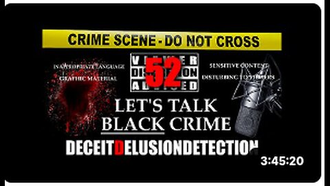 (EP52) LET'S TALK BLACK CRIME WITH TRIPLE D