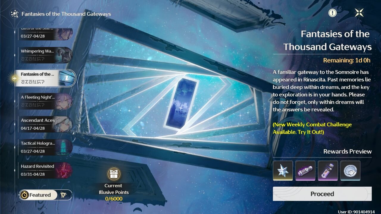 "Fantasies of the Thousand Gateways" - Wuthering Waves (21 April - 27 April)