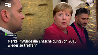 Merkel: "Wer an der Grenze 'Asyl' sagt, muss ein Verfahren bekommen"