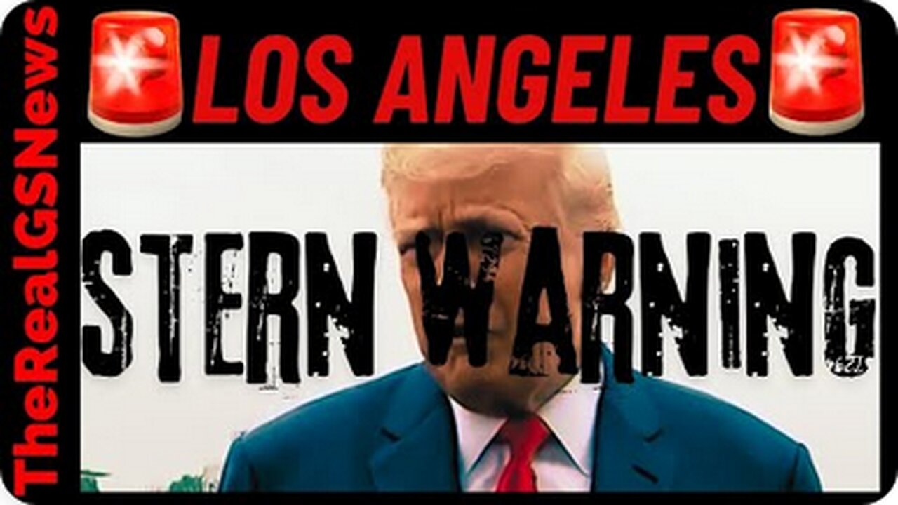 🚨 MAJOR CHANGES STARTING TODAY 🚨 US PRESIDENT ISSUED A STARK WARNING - LOS ANGELES ALERT