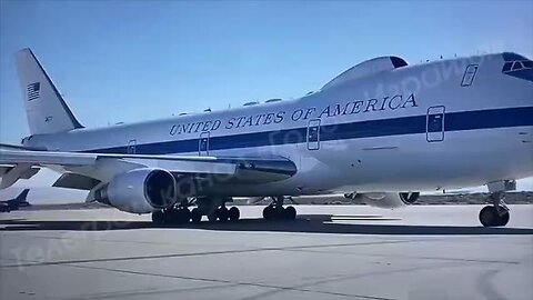 The "Doomsday Plane" has arrived in Washington