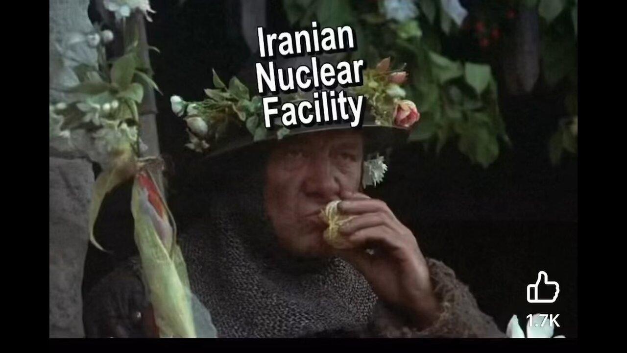 These two Iranian Monty Python guards never saw that bomber coming!