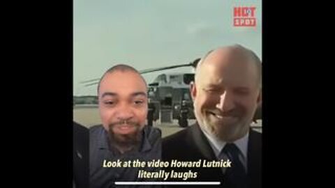 Trump & Epstein's friend HOWARD LUTNICK LAUGHS when Trump speaks about EPSTEIN!!??!?