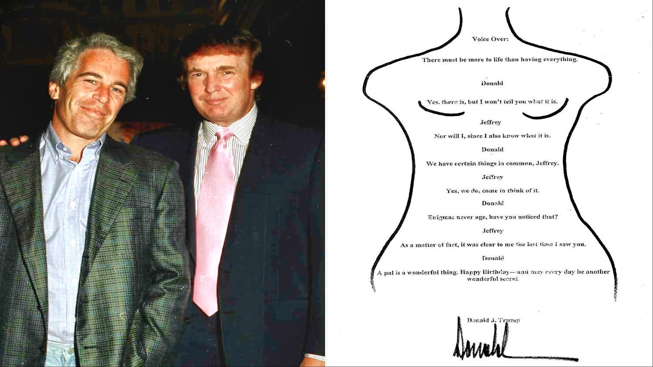 Democrats Release Lewd Birthday Message Trump Allegedly Sent to Jeffrey Epstein