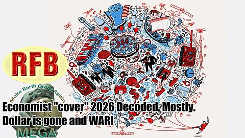 Economist "cover" 2026 Decoded, Mostly. Dollar is gone and WAR!
