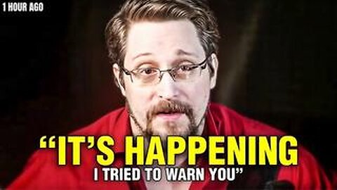 Breaking! What Edward Snowden Just Exposed Is Terrifying and Should Concern All of Us.