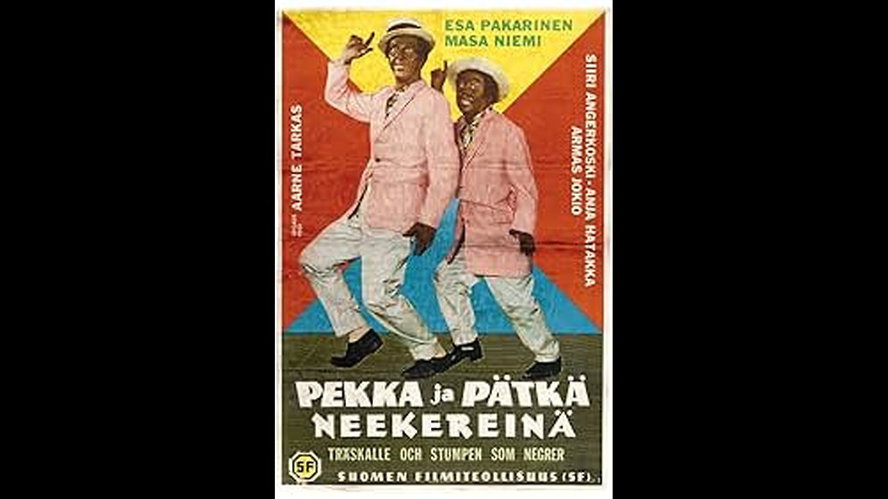 (1960) Pekka ja Pätkä neekereinä.