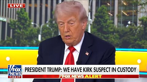 BREAKING: Trump announces Charlie Kirk's suspected assassin in custody