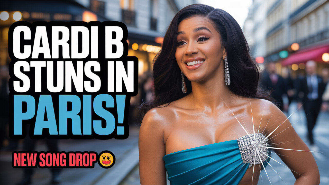 🔥 Cardi B Turns Paris Sidewalk into a Runway! 🔥