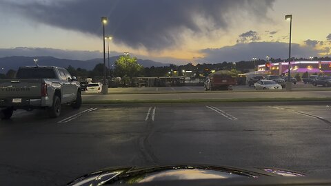 Sunset in the springs
