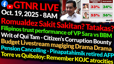 Romualdez Tatakas Na? Pension Cancelling - Pinapatahimik retired generals | GTNR Ka Mentong Ka Ado