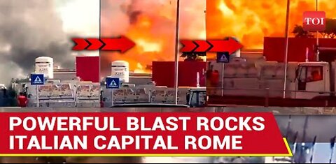 Huge EXPLOSION Rocks Italy's Rome; Blast SHATTERS Windows, Burn Cars Amid Injuries
