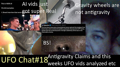 UFO Chat with Paul -18 Antigravity claims and weekly catchup on UFO vid analysis and New AI vids