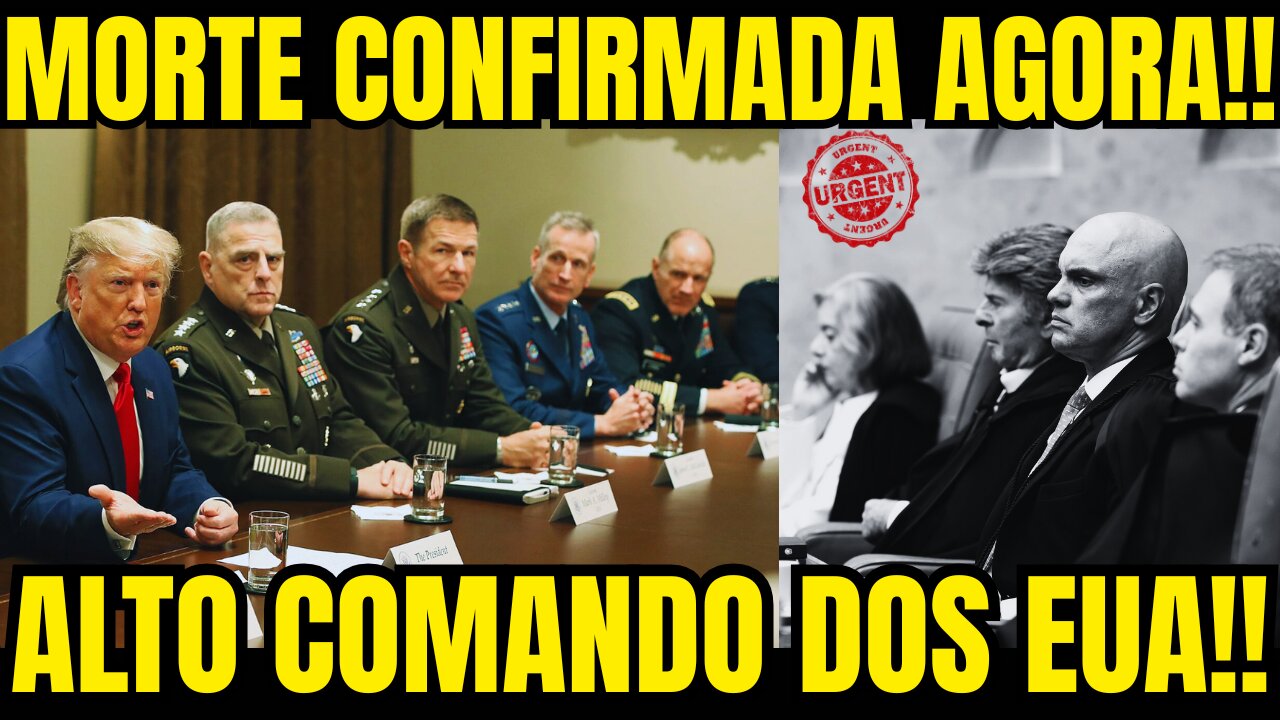 urgente!! M0RTE ACABA DE SER CONFIRMADA!! BOMBA EXPLODE NO STF!! ALTO COMANDO DOS EUA ALERTA!!