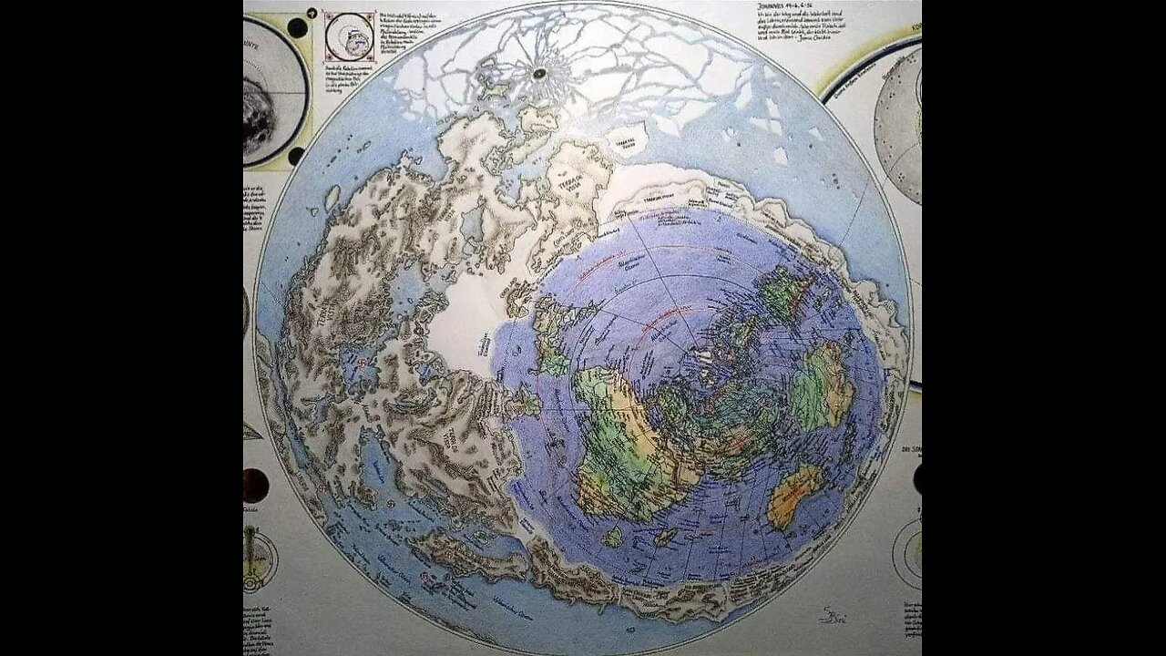 German flat Earth map