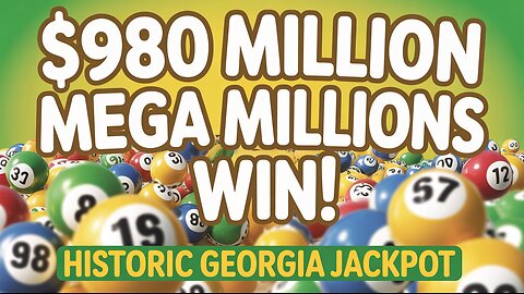 Mega Millions Jackpot Winner in Georgia Claims $980 Million Prize!