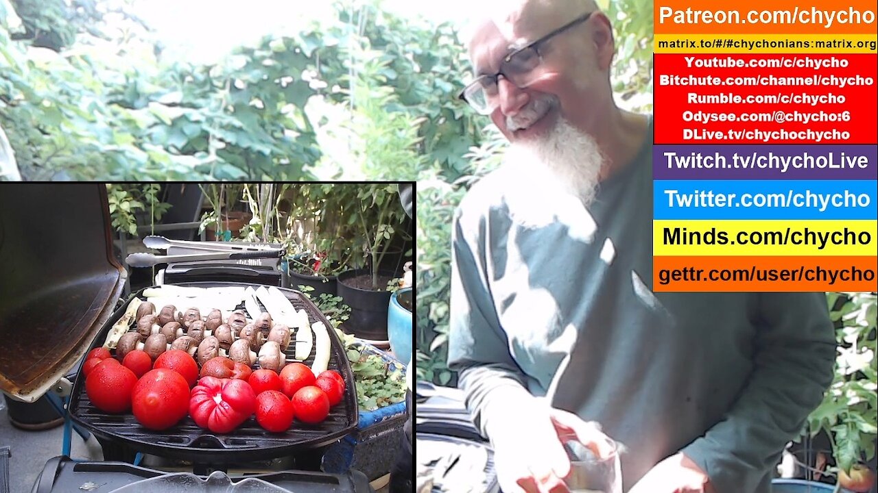 BBQ Live Stream: Homemade Hamburgers & Russia/Armenian Ikra, Eggplant Caviar [ASMR]