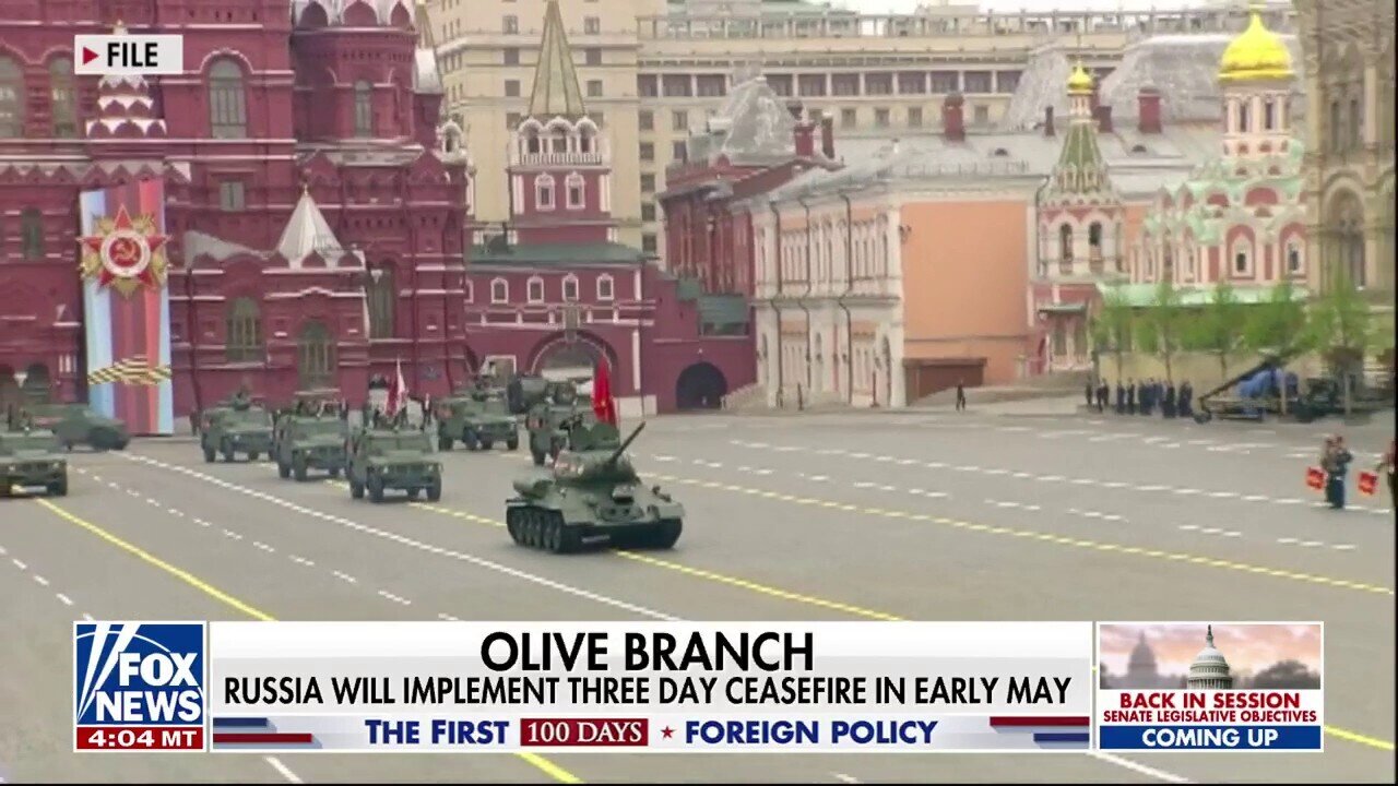 Russia Will Implement Three-Day Ceasefire In Early May